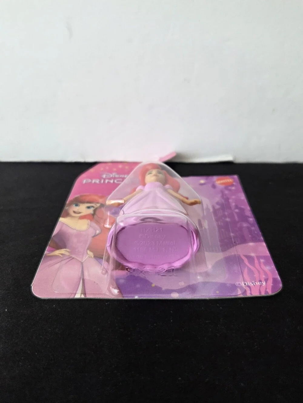 NIB Disney Princess Ariel Pink Dress Mini Figure Mattel 2.75